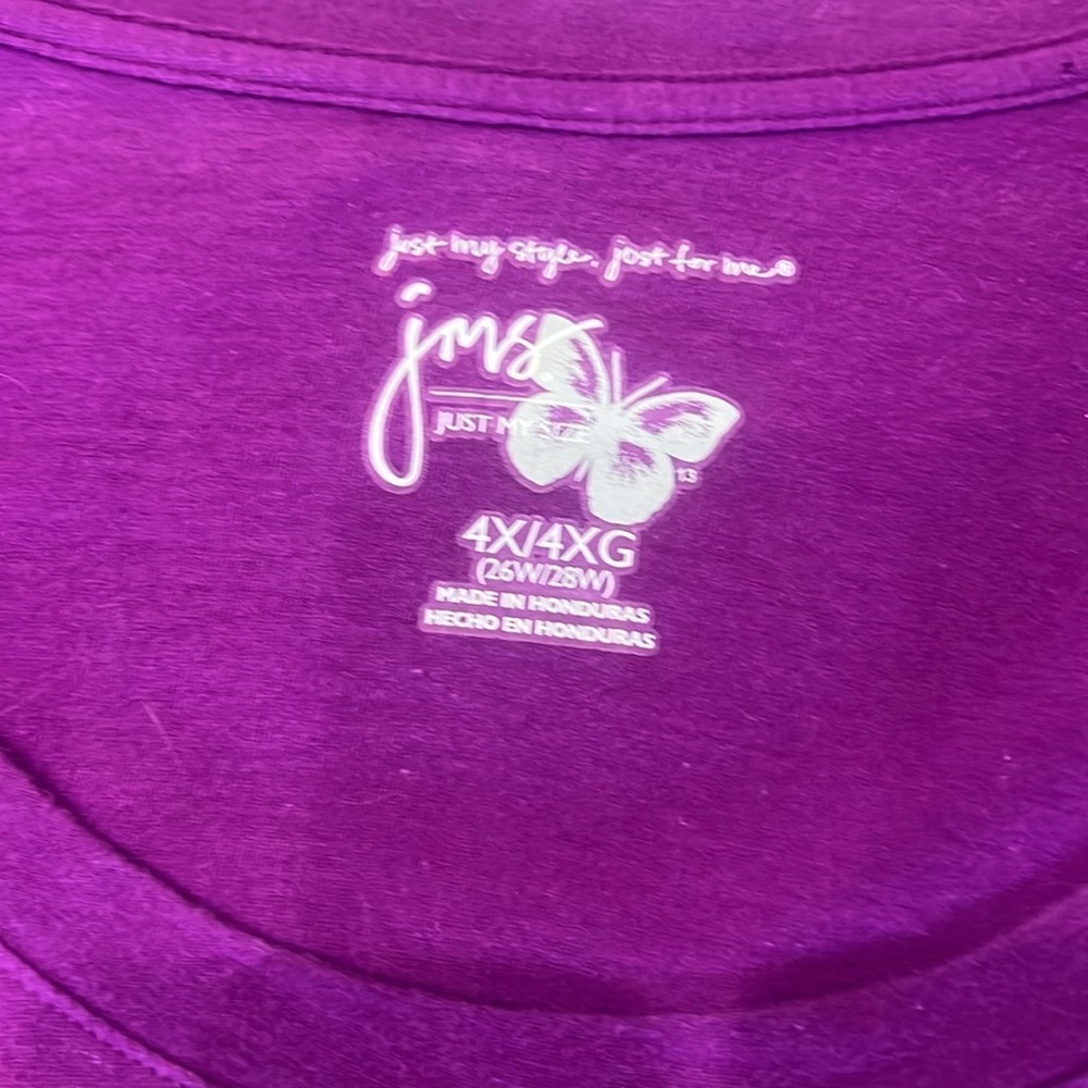 Vibrant Purple Floral Long Sleeve Top - Picture 2 of 4